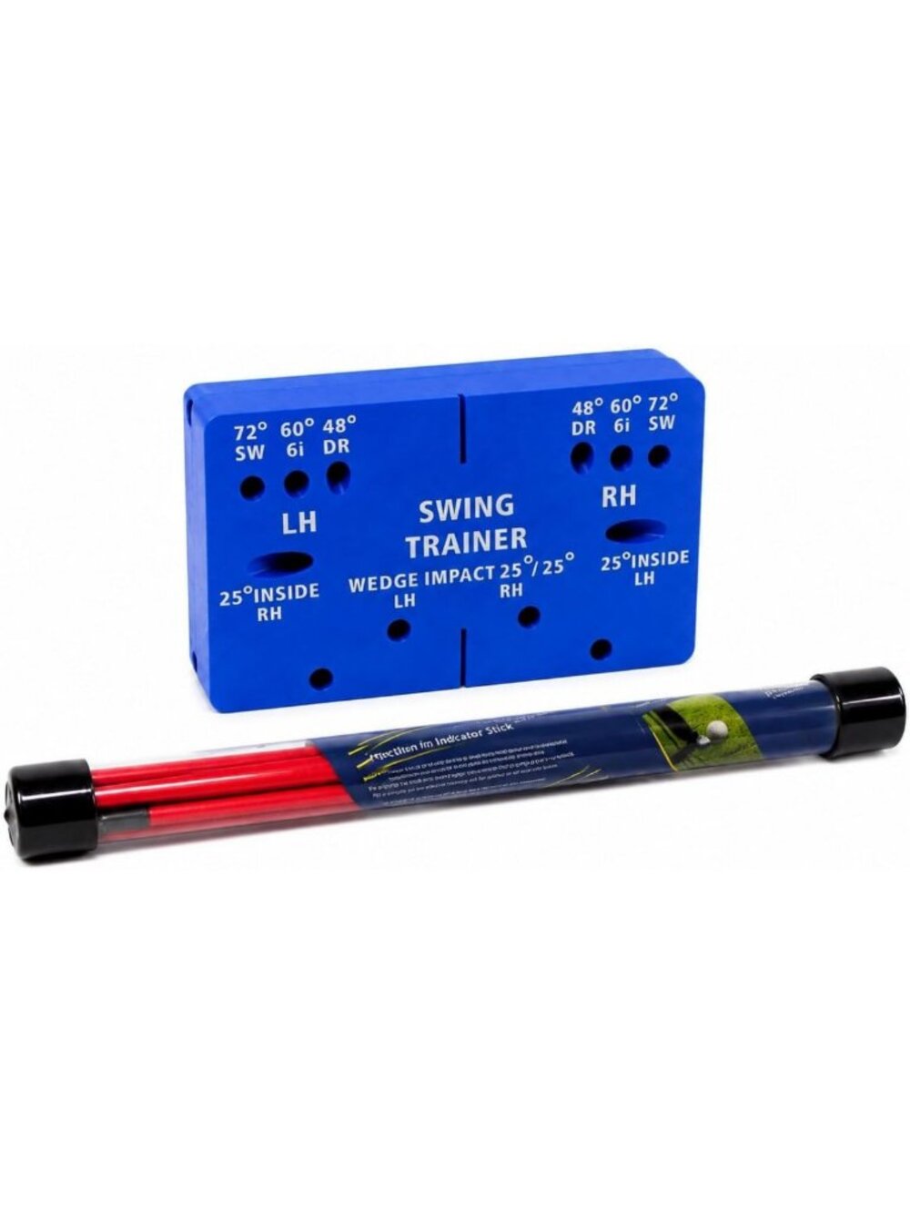 Weighted Golf Swing Trainer Kit - Improve Alignment & Technique with 2 Rods